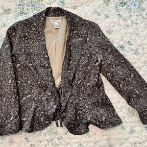 Chic Floral Lace Women's Blazer